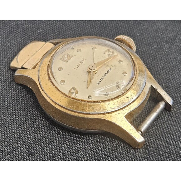 Vintage Timex US Time Corporation Waterproof Wrist Watch 1950's As Is - Picture 3 of 6